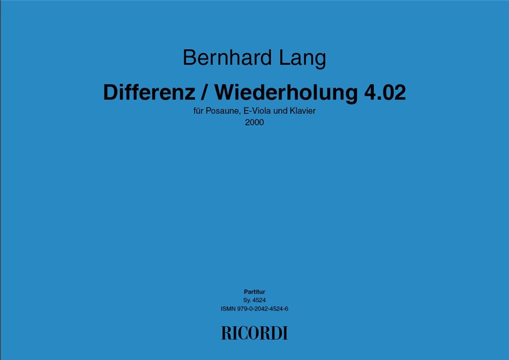 Differenz / Wiederholung 4.02